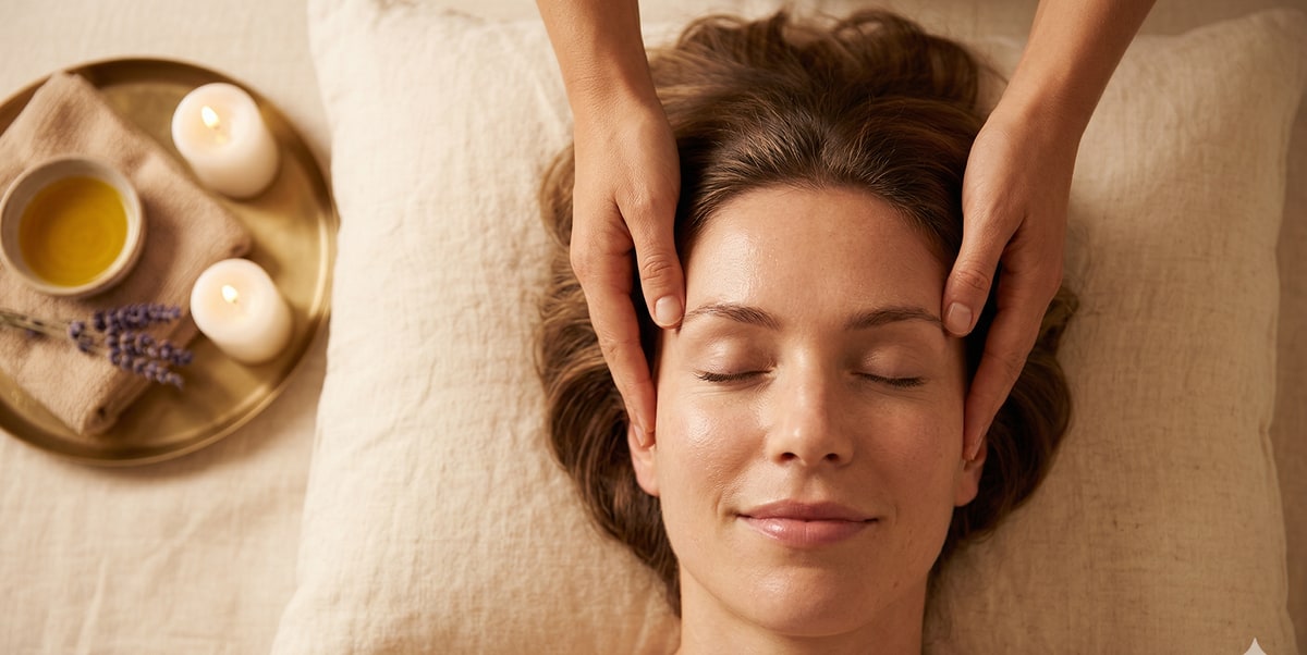 Face Ritual mit Gesichtsmassage und Premium-Pflege, Symbolfoto